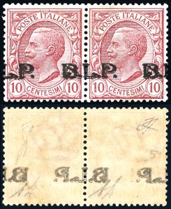 1923 - 10 cent. soprastampa BLP del III tipo ... 