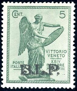 1922 - 5 cent. Vittoria, non emesso, ... 