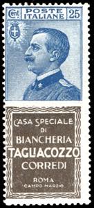 1924 - 25 cent. Tagliacozzo (8), nuovo, ... 