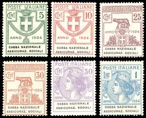 CASSA NAZIONALE ASSICURAZ.SOCIALI 1924 - ... 