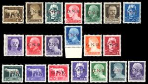 1944 - Soprastampati G.N.R., tiratura di ... 