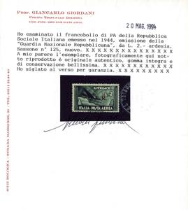 1944 - Soprastampati G.N.R., ... 