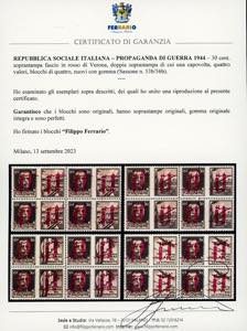 1944 - 30 cent. soprastampa fascio ... 