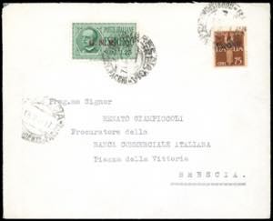 1944 - 1,25 lire soprastampa G.N.R. di ... 