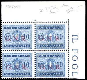 1943 - 10 cent., soprastampa G.N.R. di ... 