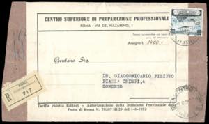 1952 - 60 lire Forze Armate (701), un angolo ... 