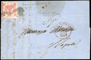 1861 - 2 grana carminio cupo, I tavola, ... 