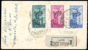 POSTA AEREA 1948 - 100 lire, 300 lire e 500 ... 