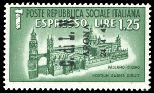 ARONA ESPRESSI 1945 - 1,25 lire Monumenti ... 