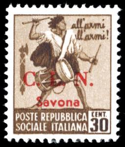 SAVONA 1945 - 30 cent. ... 