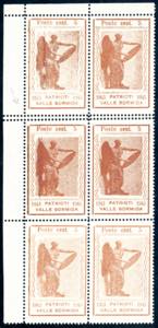 VALLE BORMIDA 1945 - 5 cent. Vittoria alata, ... 