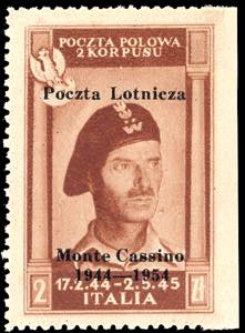 GOVERNO DI LONDRA POSTA AEREA 1954 - 2 zl. ... 