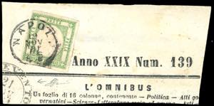 1861 - 1/2 tornese verde (17), perfetto, ... 