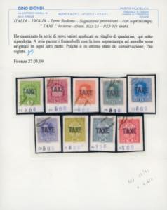 TRENTINO ALTO ADIGE-SEGNATASSE ... 