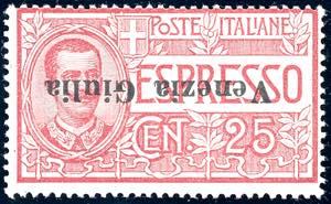 VENEZIA GIULIA ESPRESSI 1919 - 25 cent. ... 