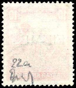 FIUME 1918/19 - 10 f. rosso ... 