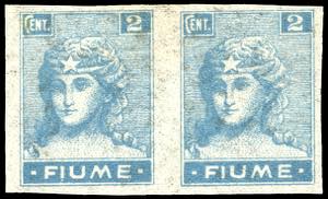 FIUME 1919 - 2 cent. Allegorie e Vedute, ... 