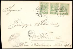 FIUME 1919 - 5 cent. Allergorie e Vedute, ... 