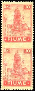 FIUME 1919 - 10 cent. Allegorie e Vedute, ... 