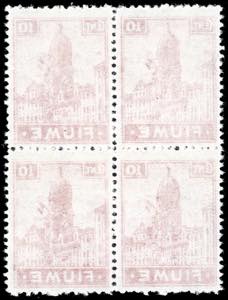 FIUME 1919 - 10 cent. Allegorie e ... 