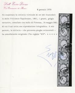 1861 - 1 grano grigio scuro (19a), ... 