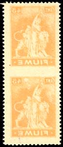 FIUME 1919 - 45 cent. Allegorie e ... 