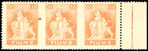 FIUME 1919 - 45 cent. Allegorie e Vedute, ... 