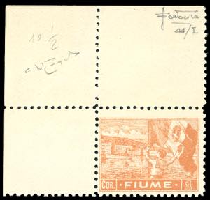 FIUME 1919 - 1 cor. Allegorie e Vedute, ... 