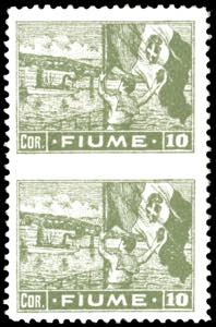 FIUME 1919 - 10 cor Allegorie e Vedute, ... 