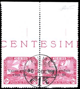 FIUME 1919 - 60 cent. su 60 cent. ... 