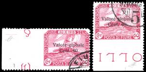 FIUME 1919 - 60 cent. su 60 cent. ... 