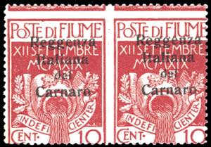 FIUME 1920 - 10 cent. soprastampato ... 