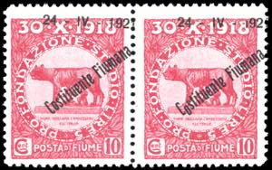 FIUME 1921 - 10 cent. soprastampato ... 
