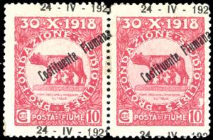 FIUME 1921 - 10 cent. soprastampato ... 