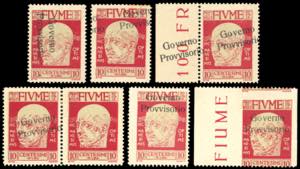 FIUME 1921 - 10 cent. soprastampato Governo ... 