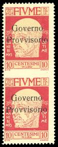 FIUME 1921 - 10 cent. soprastampato Governo ... 