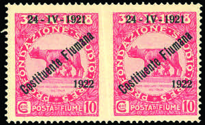 FIUME 1922 - 10 cent. soprastampato ... 