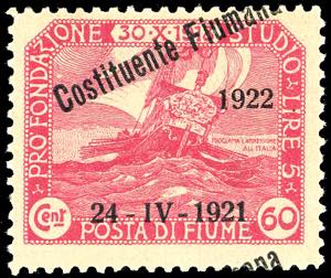 FIUME 1922 - 60 cent. soprastampato ... 