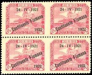 FIUME 1922 - 60 cent. soprastampato ... 