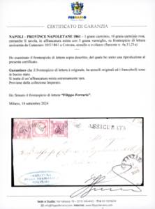 1861 - 1 grano carminio, II ... 