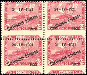 FIUME 1922 - 60 cent. soprastampato ... 