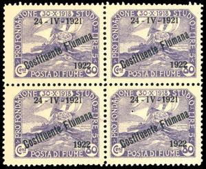 FIUME 1922 - 80 cent. soprastampato ... 