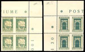 FIUME 1923 - 5 cent. e 30 cent. San Vito, ... 