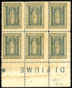 FIUME 1923 - 50 cent. San Vito, gommato ... 