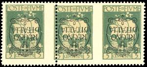 FIUME 1924 - 5 cent. soprastampato Regno ... 