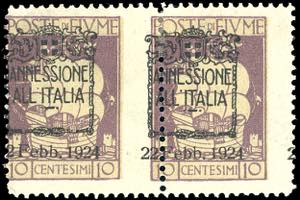 FIUME 1924 - 10 cent. soprastampato ... 