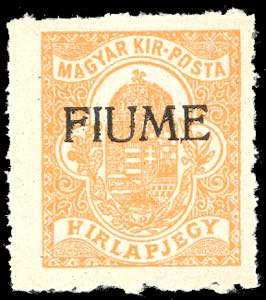 FIUME GIORNALI 1918/19 - 2 f. arancio ... 