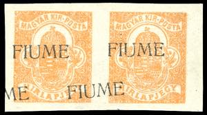 FIUME GIORNALI 1918/19 - 2 f. arancio ... 