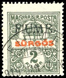 FIUME GIORNALI 1918/19 - 2 f. oliva scuro e ... 