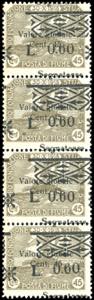 FIUME SEGNATASSE 1921 - 0,60 lire su 45 ... 